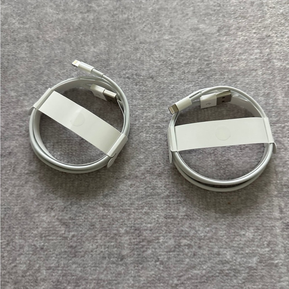 Apple USB to lightning cables
